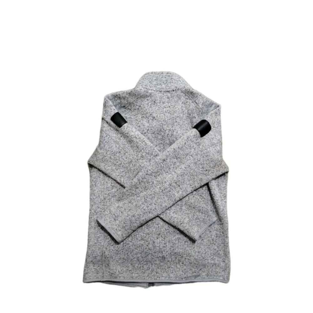 Grunt Style Fleece Jacket Men's Large Military Tactical Full Zip Heather Gray - Picture 2 of 6